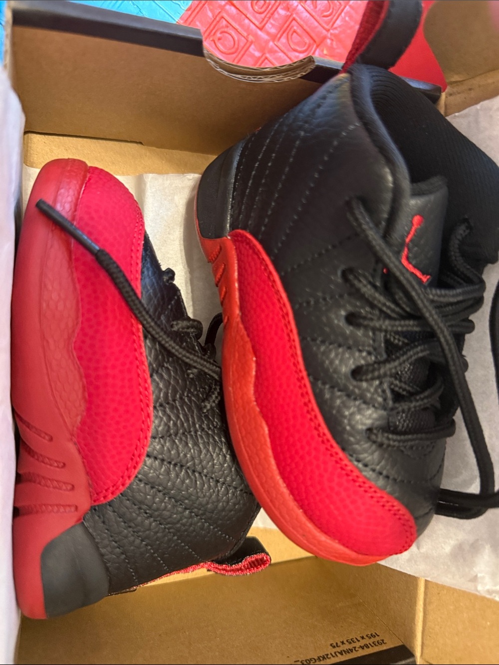 Jordan Kids Black and Red Basketball Sneakers
